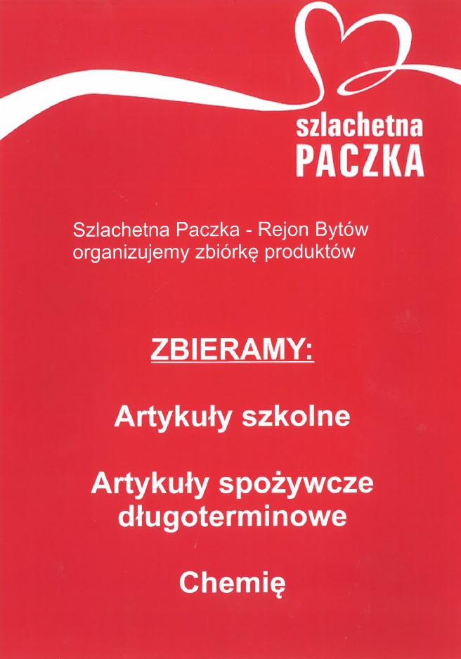 Szlachetna Paczka - rejon Bytów organizuje zbiórkę. 